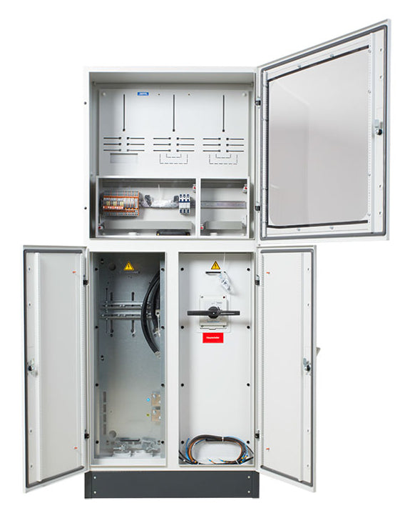 WMS, 400A, 5-pol, komplett, STW MÜ 800x800, 3 Feld breit