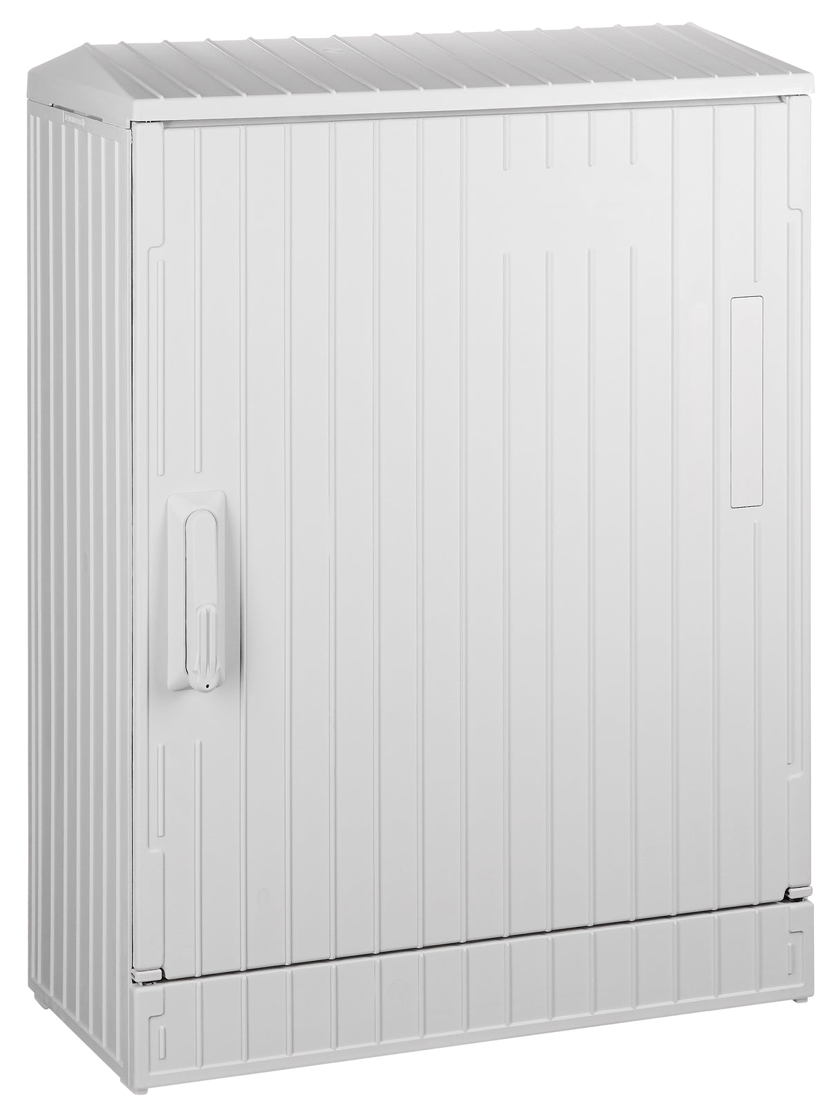 KVS Serie J 1-türig gerippt, Größe 1, RAL7035, IP44