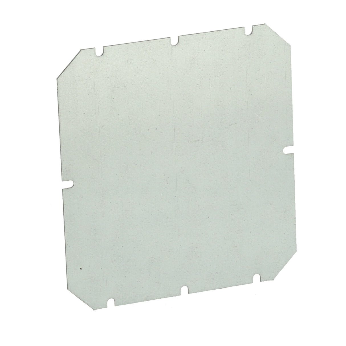 Montageplatte 155x140x1,5mm, galvanisiertes Stahlblech