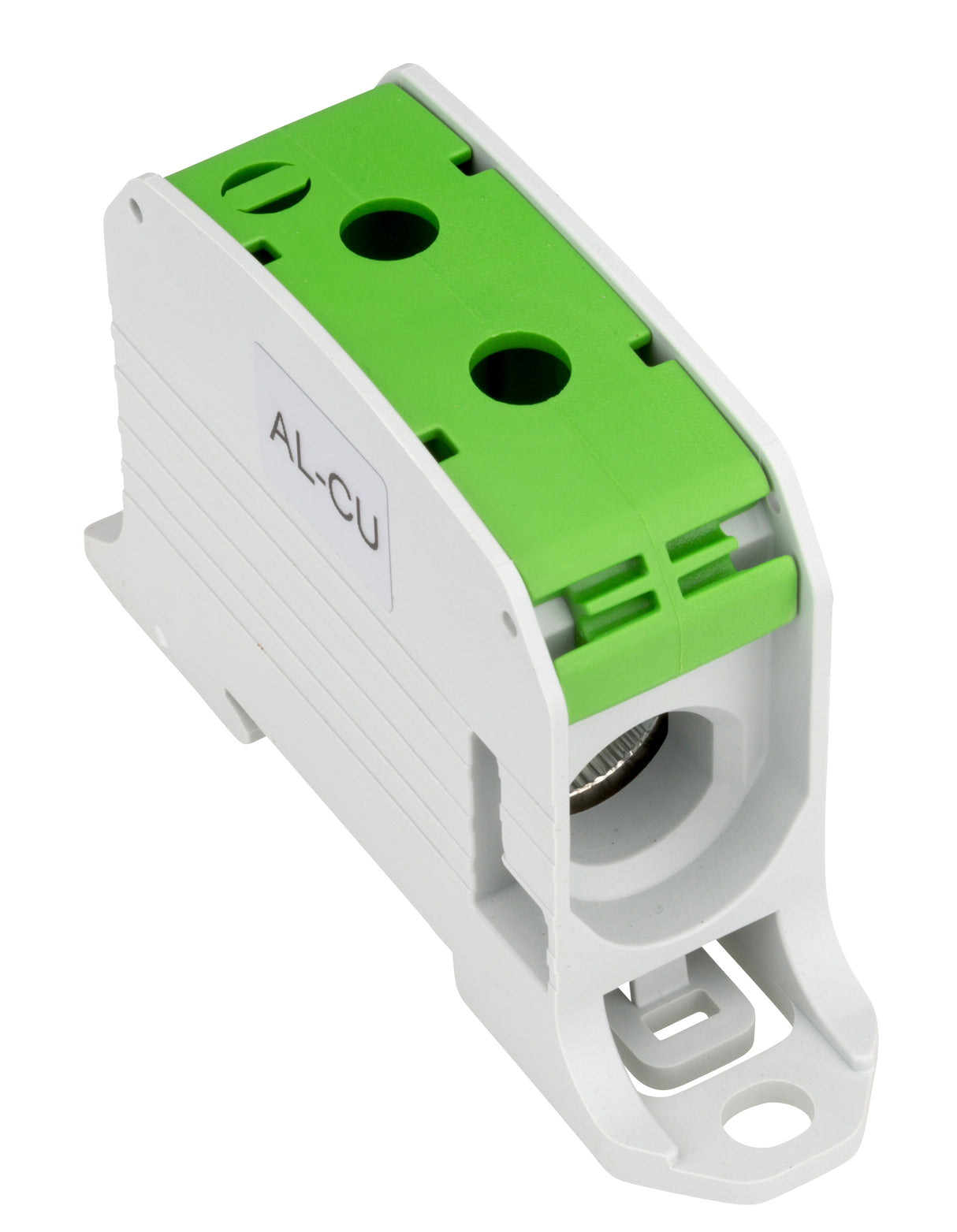 Aluminium / Kupfer Klemme, 1-polig, 95mm² grün