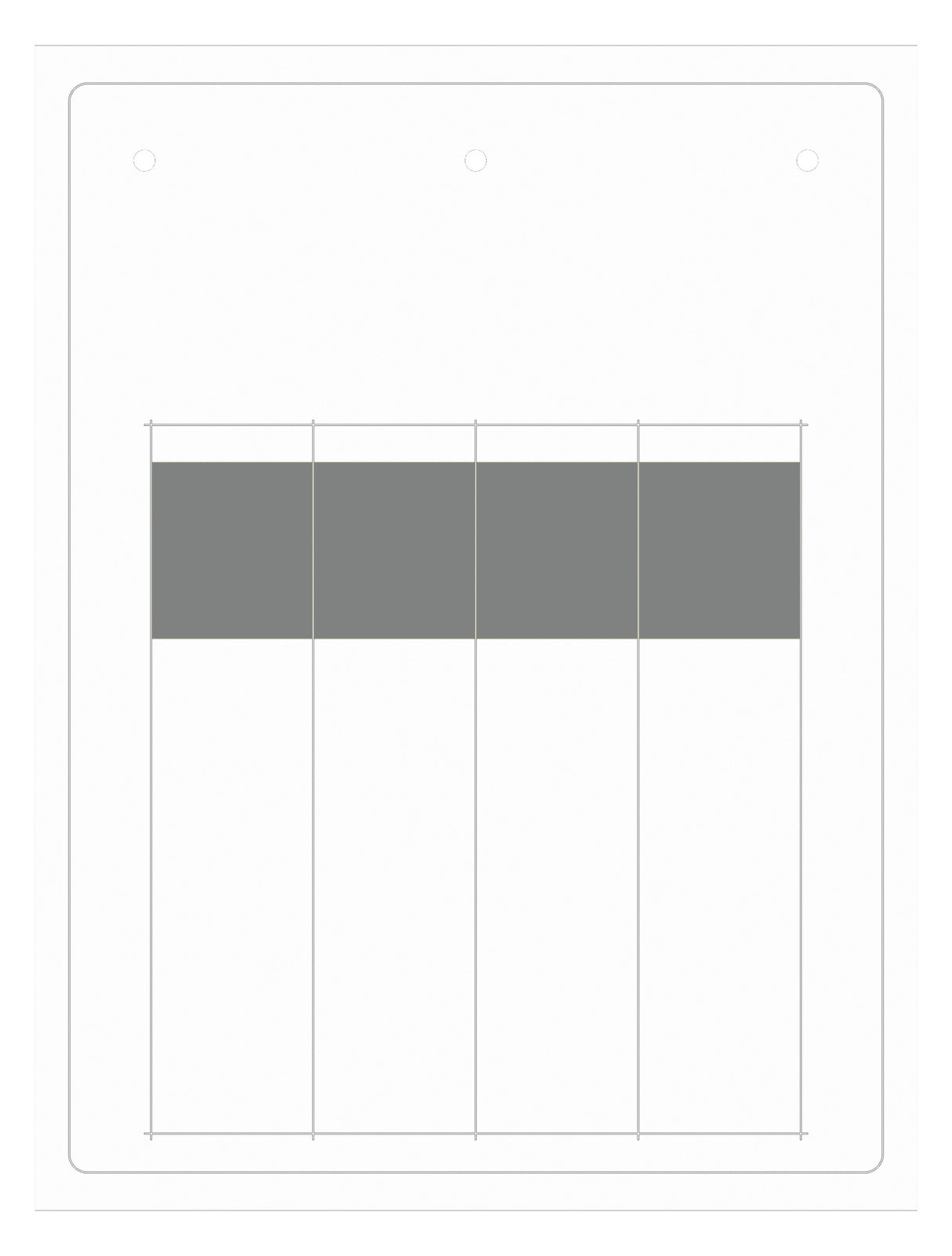 Kabelbeschriftungsetikett 15x23mm, klebend, weiß