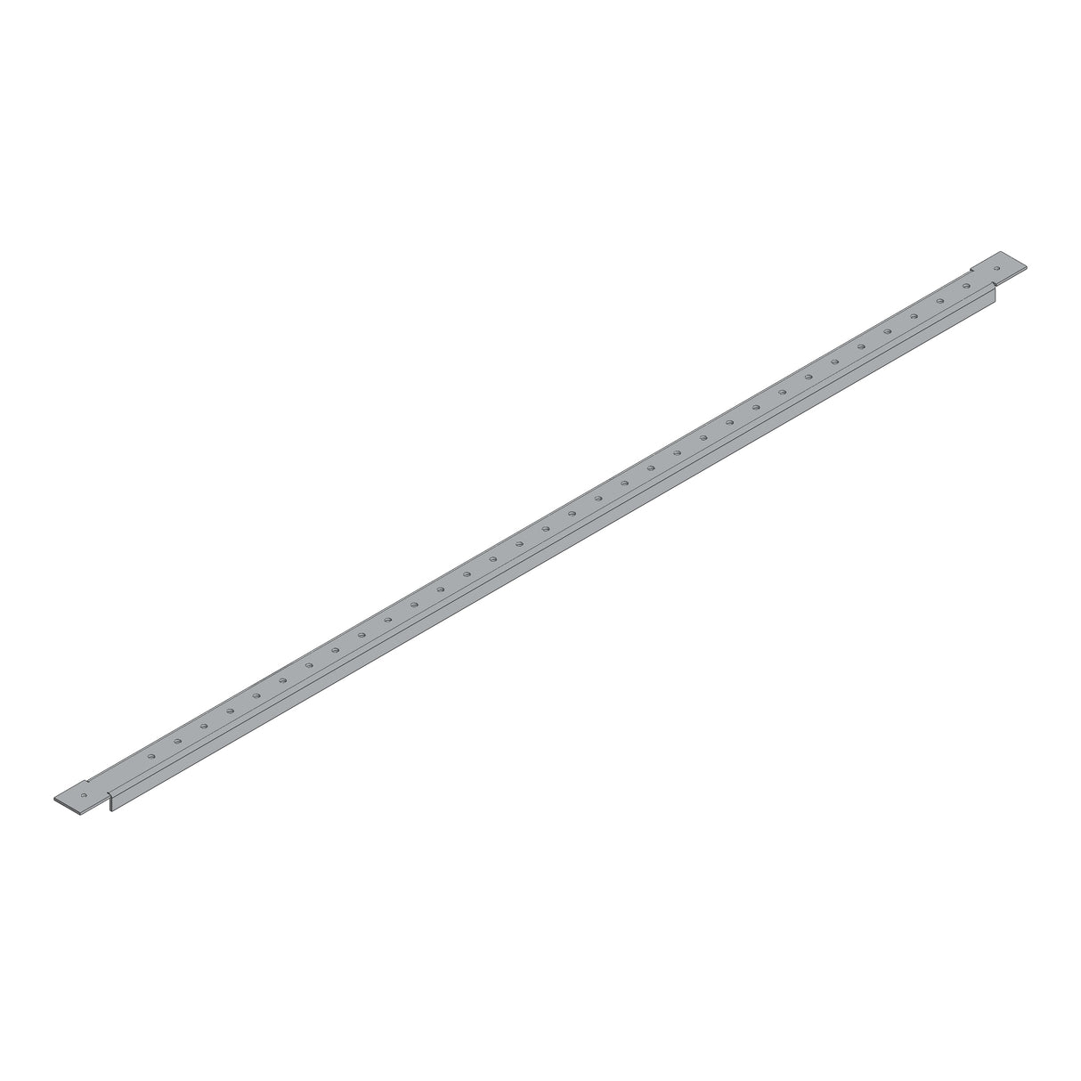 Gelochte Tragschiene zur Montage 60mm System Breite 4
