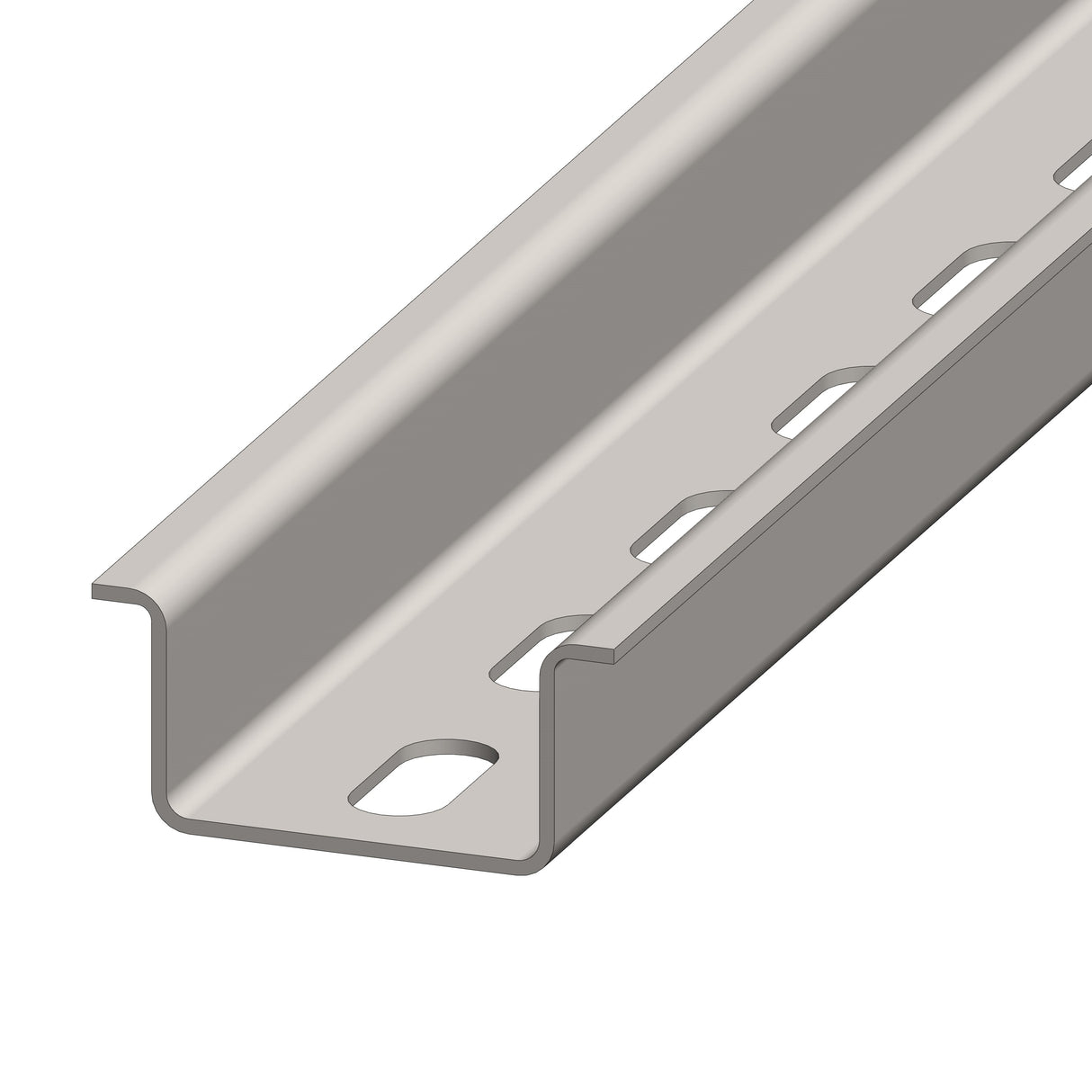 Hutschiene hoch, Langloch 18x6,3mm, sendzimirverzinkt