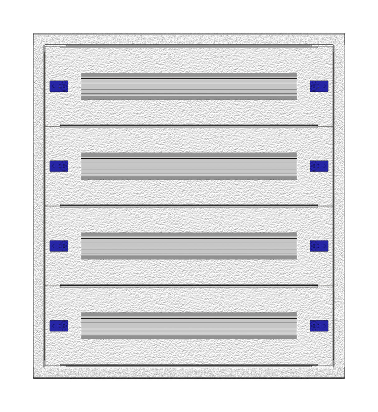 Unterputz-Installationsverteiler 2U-12K, H640B590T180mm