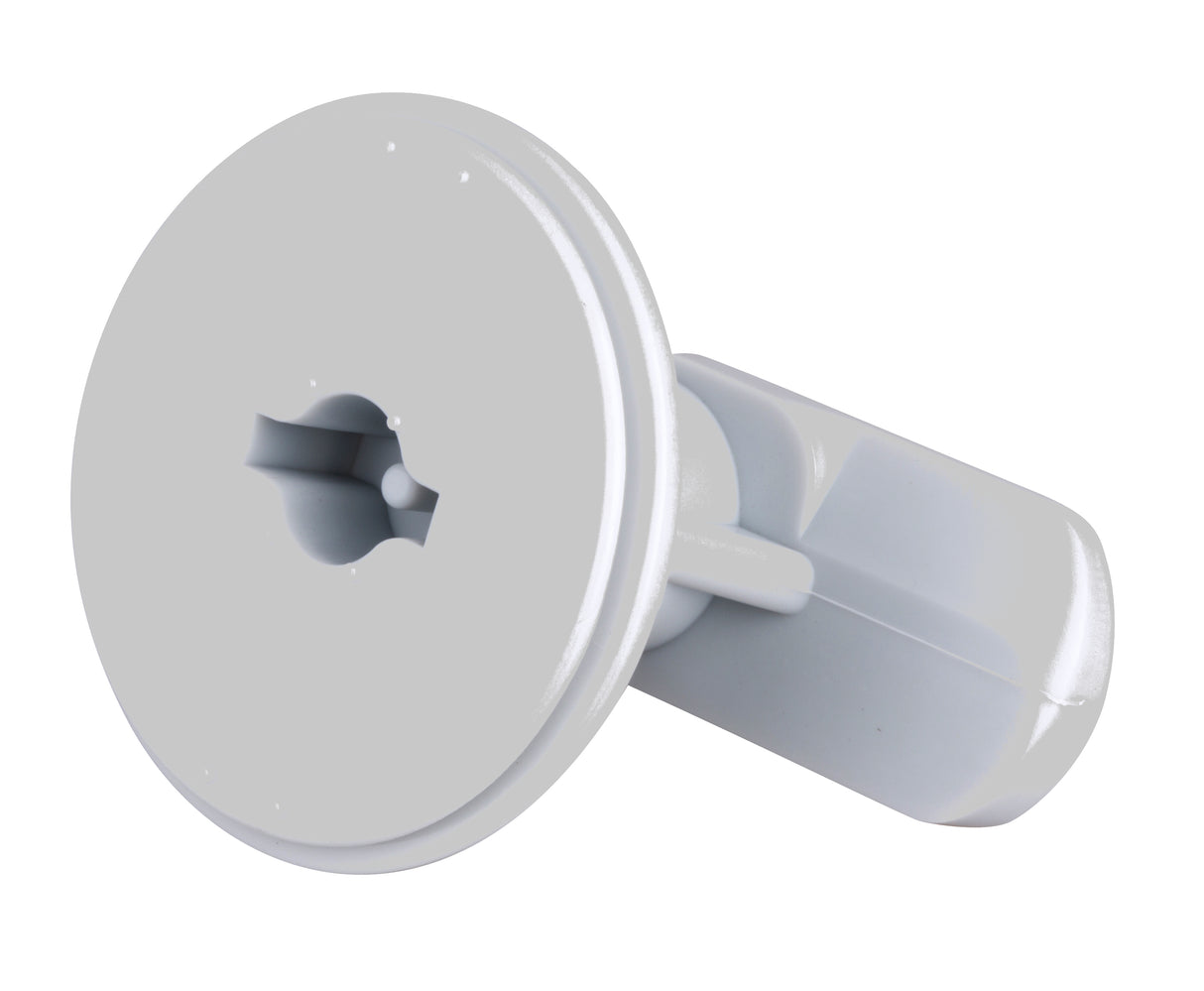 Drehriegel Unterteil Flachverteiler RAL7035