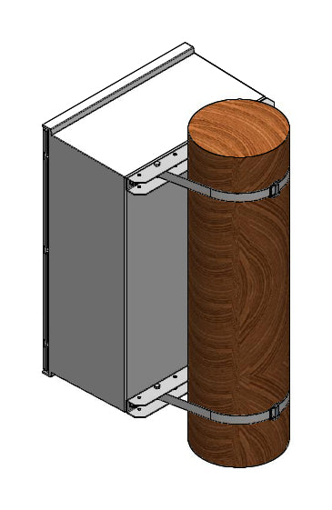 MINIPOL Mastbefestigung für Schrank B=600mm