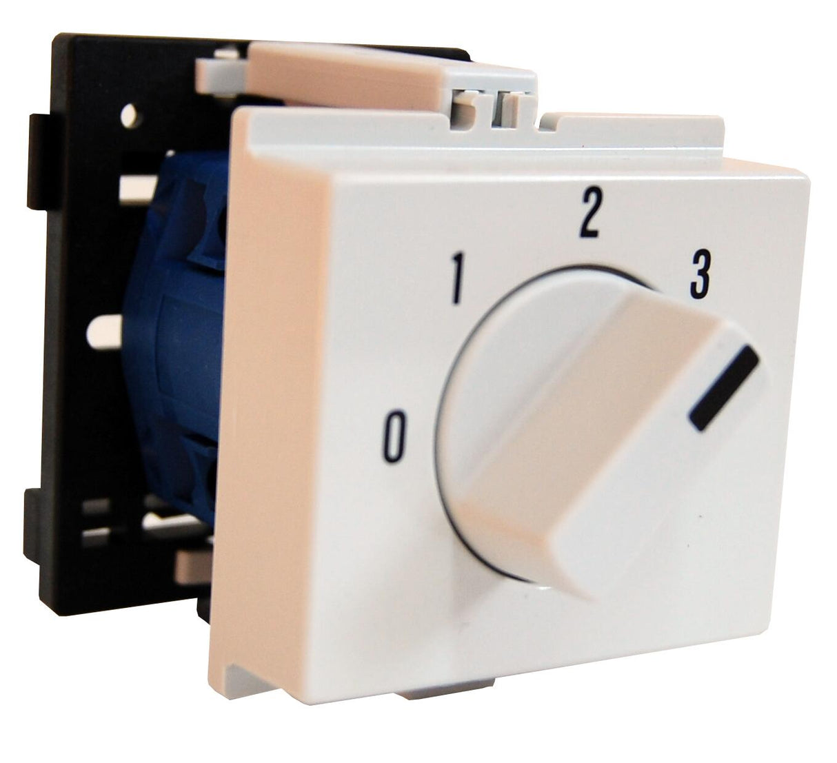 Stufenschalter mit 0-Stellung, 0+3 Stufen, 20A, 1-polig