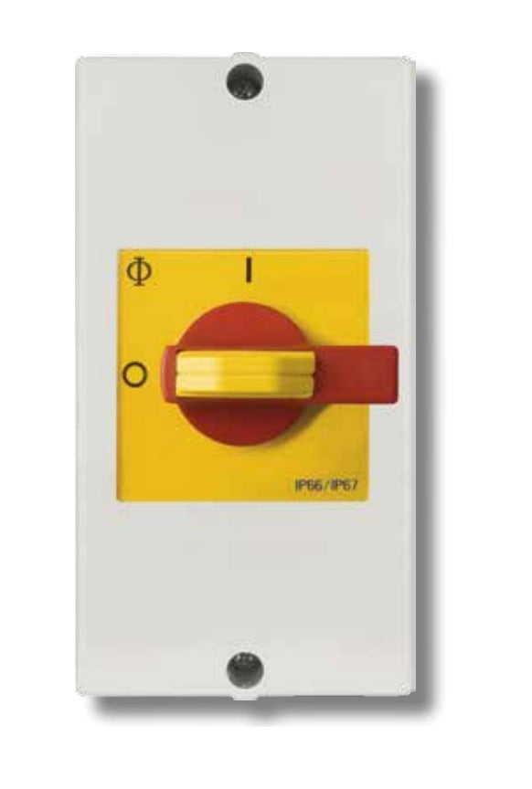 Reparaturschalter Not-Aus, 3-polig, gekapselt, 25A, 7,5kW
