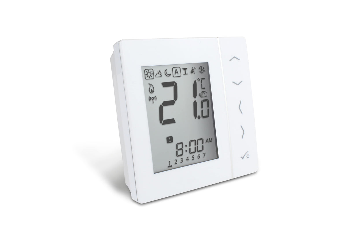 4in1 digital Raumthermostat, Batt., Zigbee 2.4 GHz Funk, AP