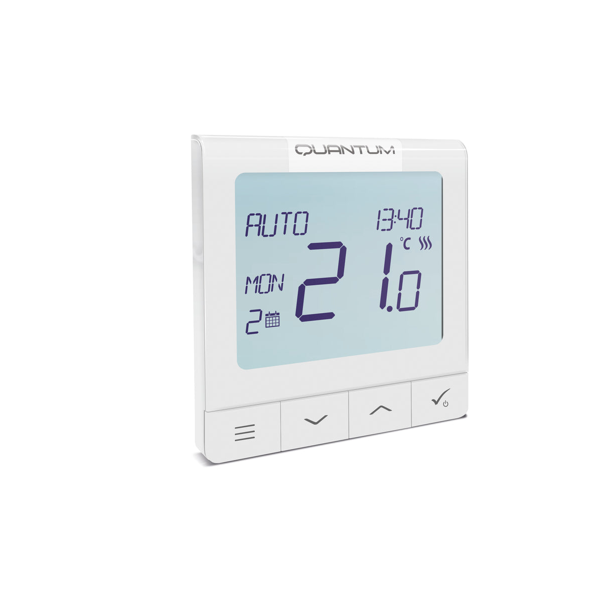 Quantum Thermostat Funk mit EINEM Aufputzempfänger