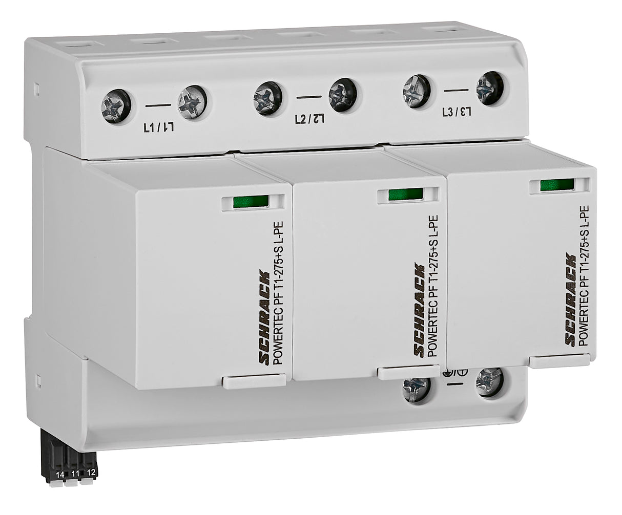 POWERTEC PF 25kA +H, T1 275, 3+0, steckbar, integr. Sich.