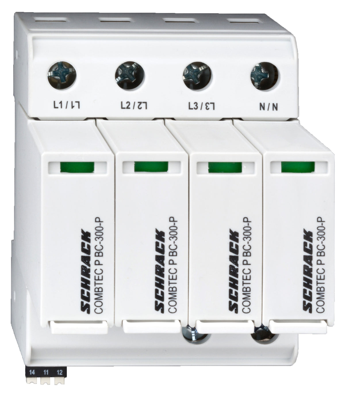 Blitz-/Überspannungsableiter 4+0 TNS,I+II(B+C),300V,12,5kA+H