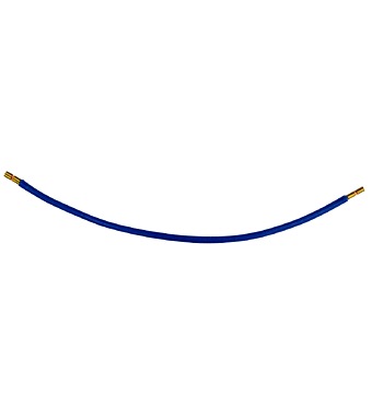 Foto: Isolierte Kabelbrücke, 6mm², blau, beids. Adernendhülse
