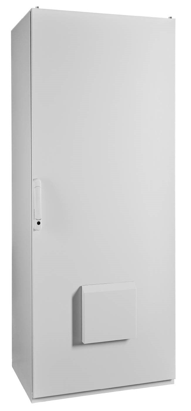 Outdoor-Schrank 1-Tür IP55 H=2000 B=1000 T=400mm in RAL7035