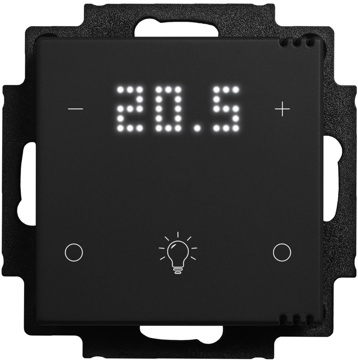 Tastsensor 1-fach, Raumklimasensor CO2 mit Anzeige, Icons,sw