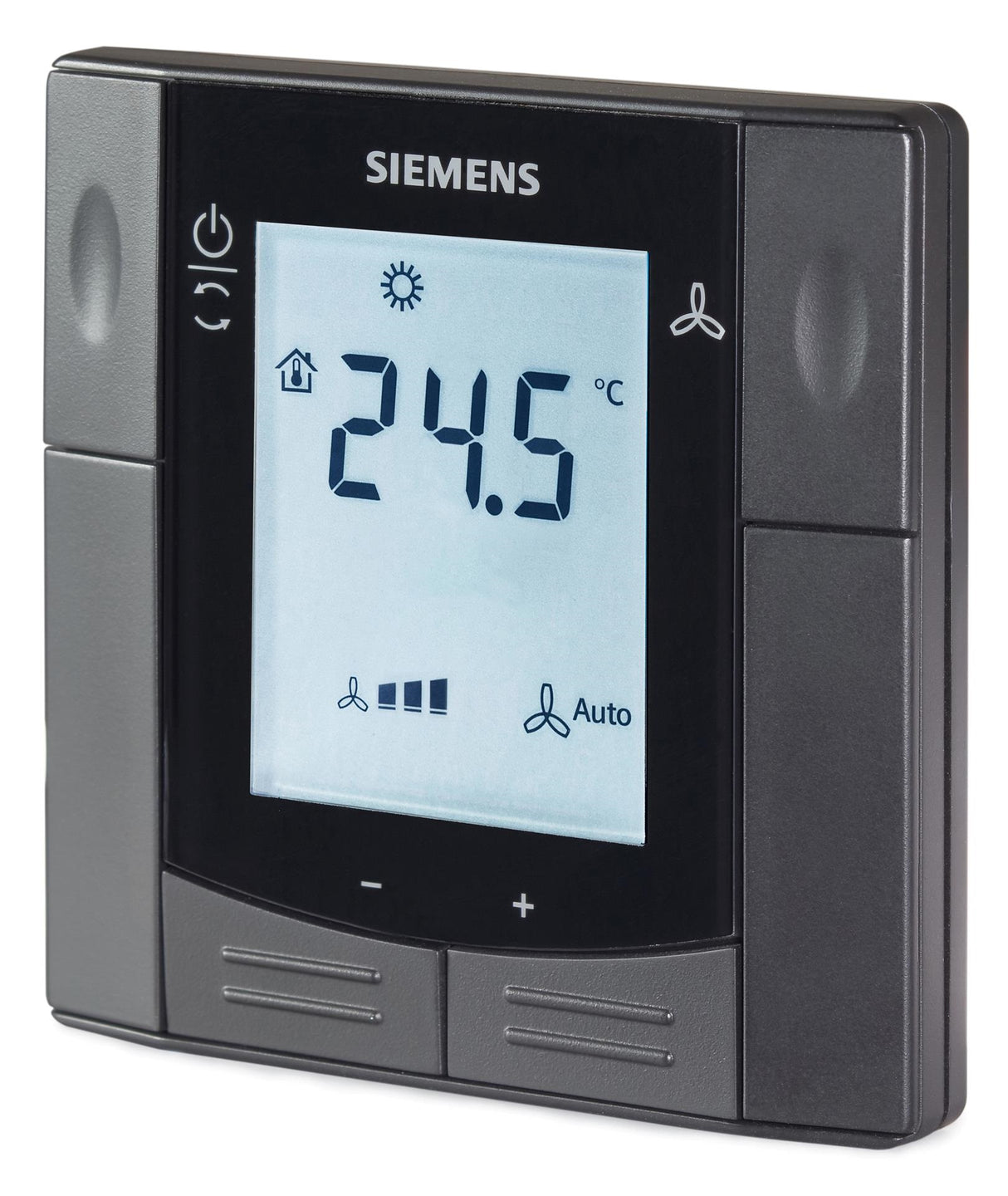 Raumthermostat, Unterputzmontage, KNX-Kommunikation, schwarz