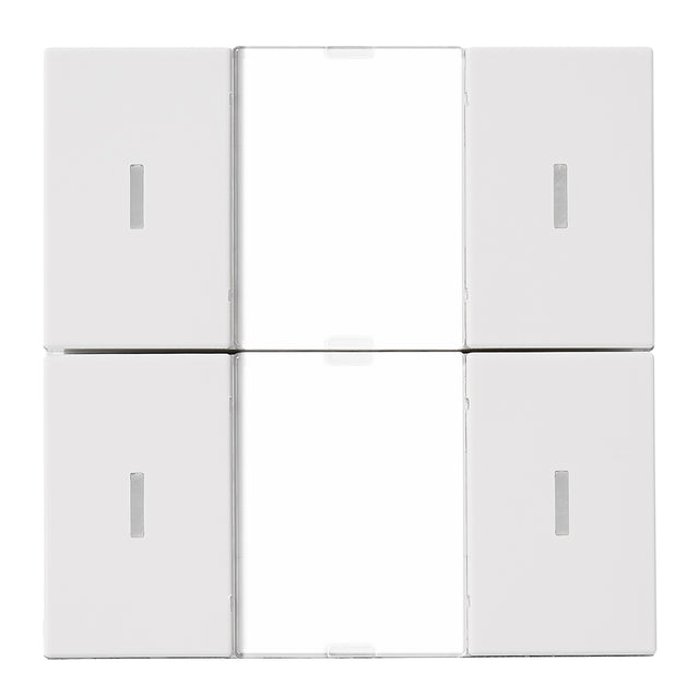 Foto: KNX Tastsensor 2-fach mit Status-LED, Weiß