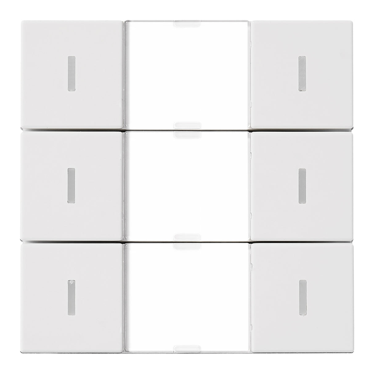KNX Tastsensor 3-fach mit Status-LED, Weiß