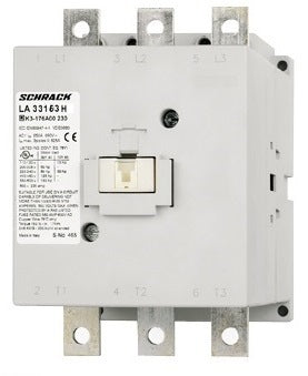 Leistungsschütz 160kW, 315A AC3, 500A AC1, 3polig, 230VAC/DC
