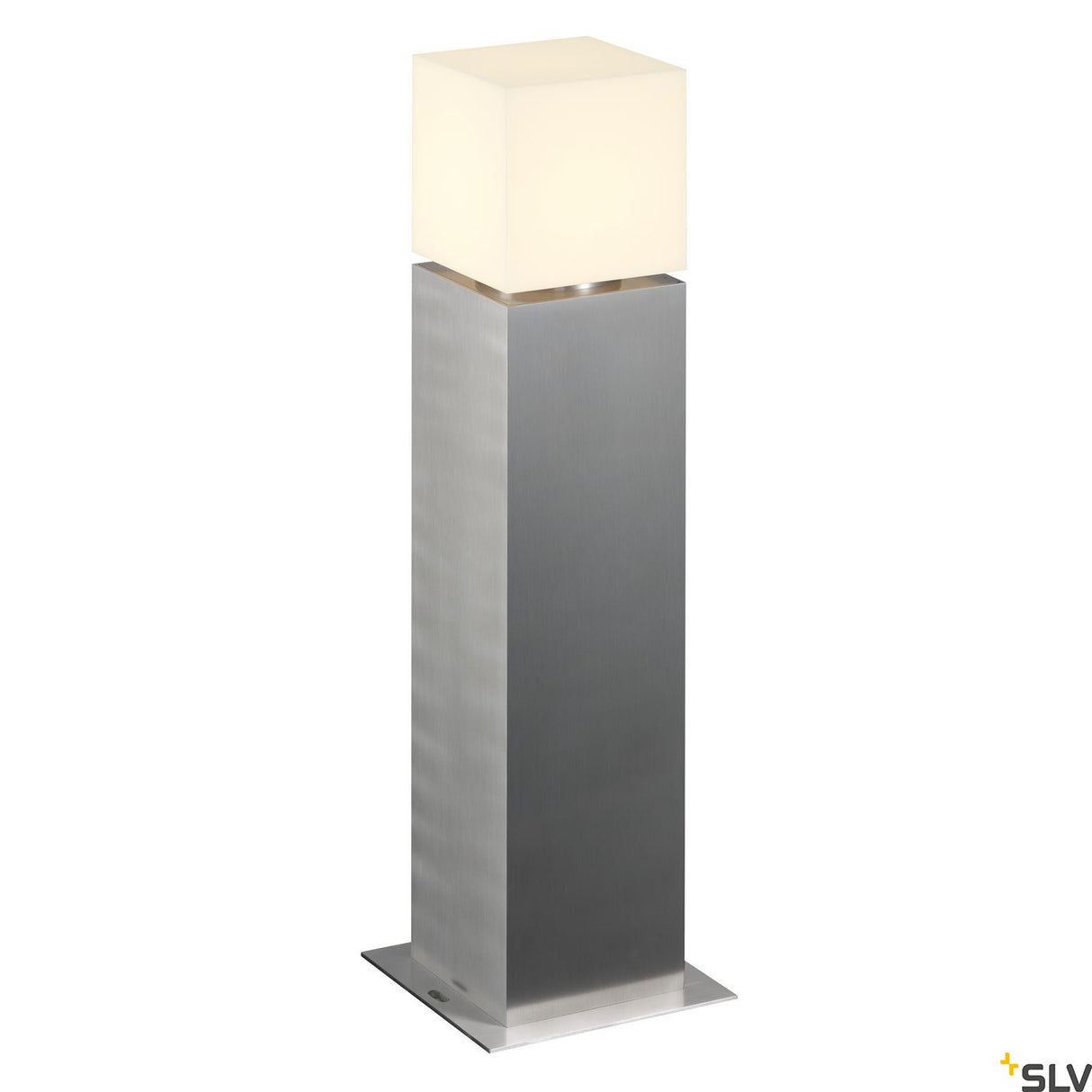 SQUARE POLE 60, E27, edelstahl, max. 20W, IP44