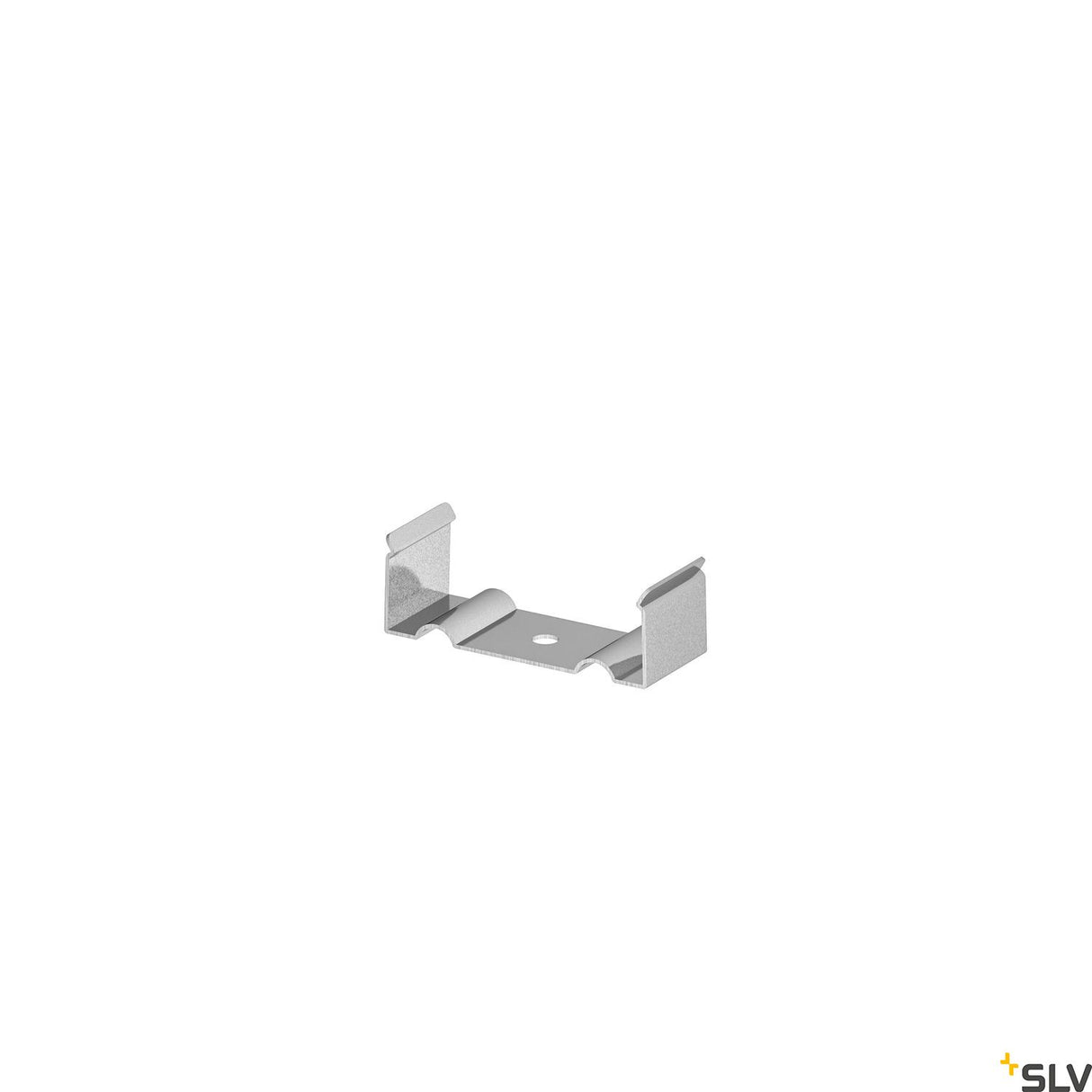 GRAZIA20 LED Aufbauprofil gerillt,Montageclip sichtbar 2 Stk