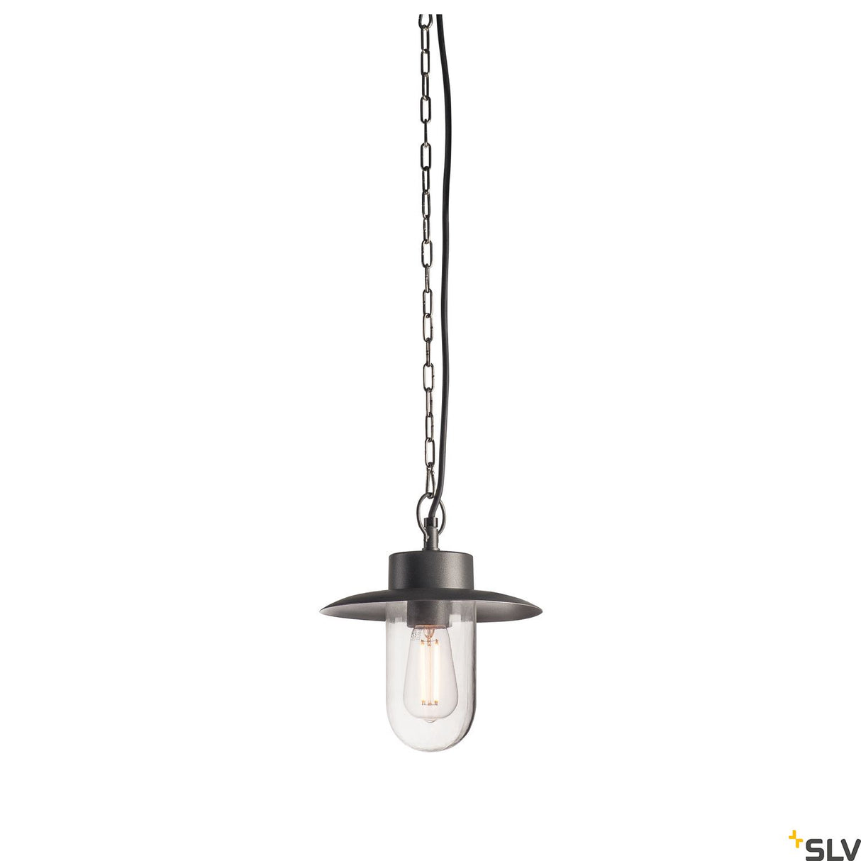 MOLAT E27 Outdoor Pendeleuchte, anthrazit, max. 60W, IP44