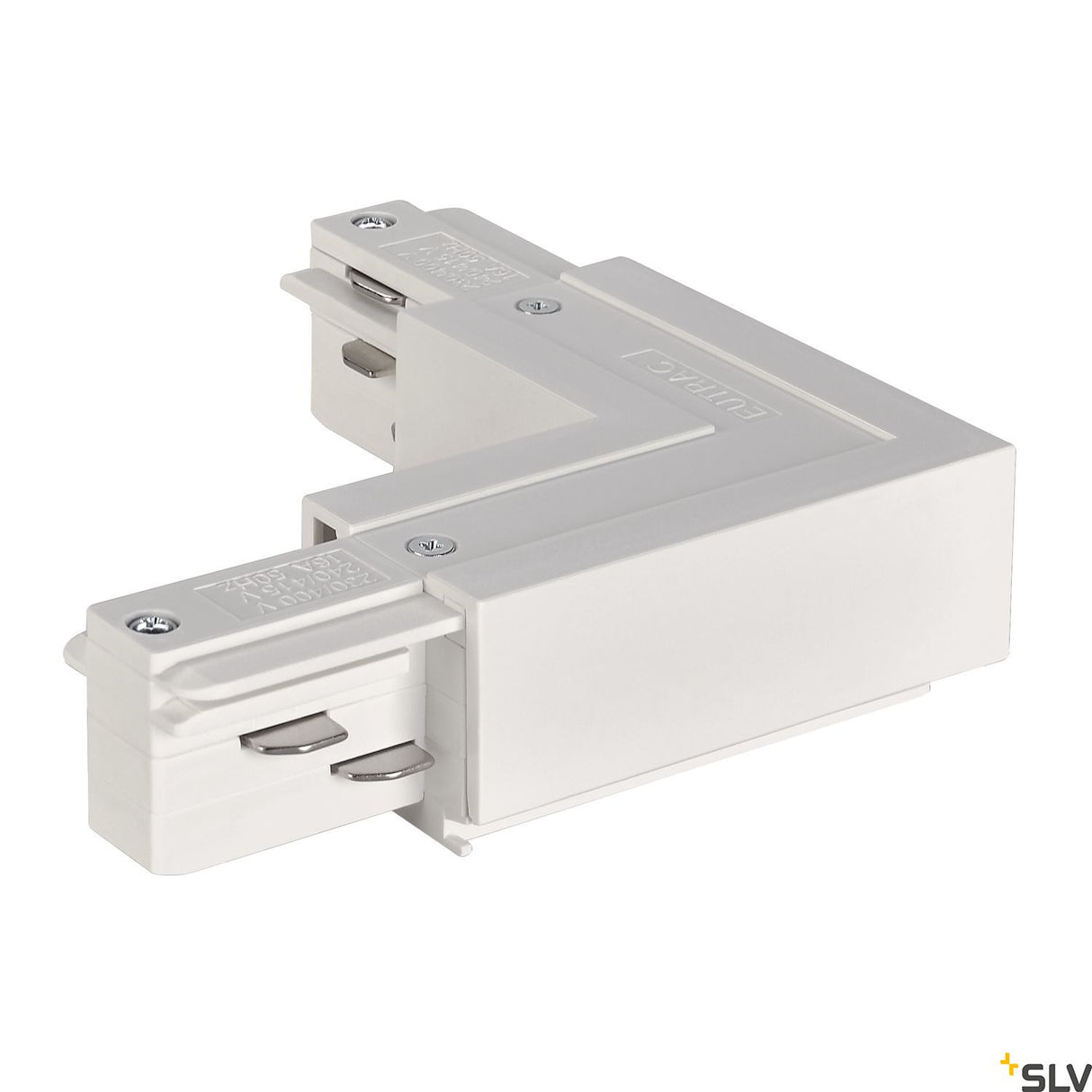 EUTRAC Eckverbinder Schutzleiter innen, weiß, RAL 9016