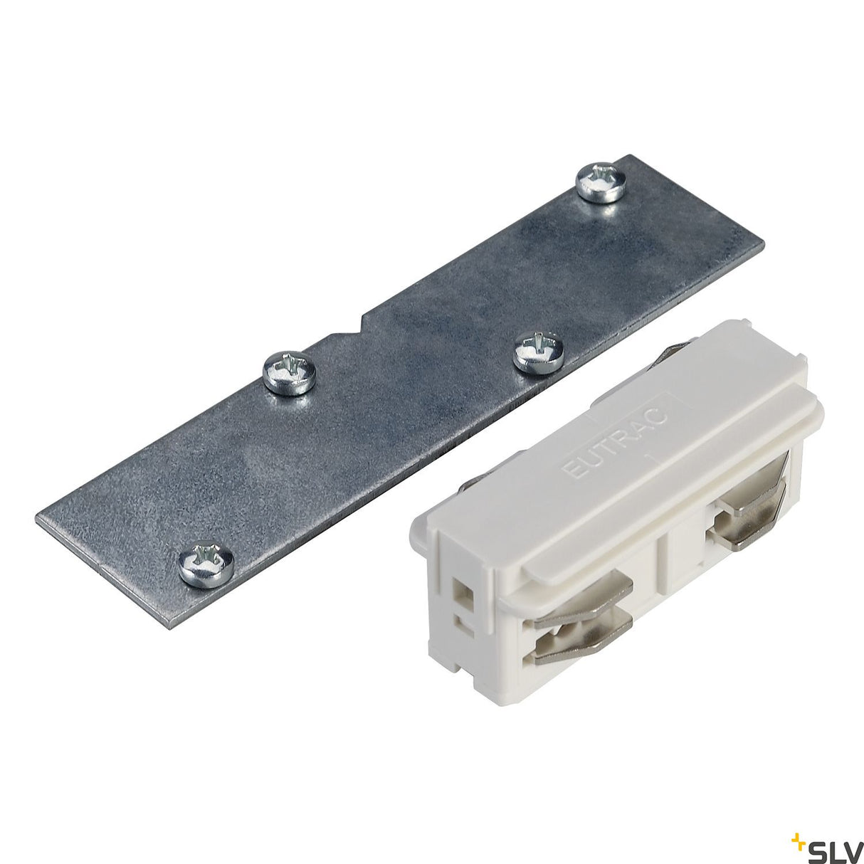 EUTRAC Längsverbinder, elektrisch & mechanisch, 3 Ph, weiß
