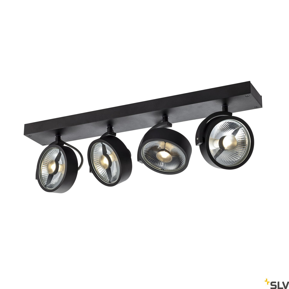 KALU CW, Indoor Leuchte, quad, QPAR111, schwarz, 4x75W