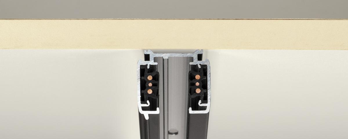 S-TRACK DALI Schiene 3m schwarz