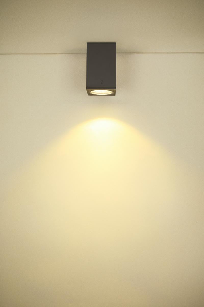ENOLA S SQ 9W 3000/4000K 230V LED IP65 anthrazit