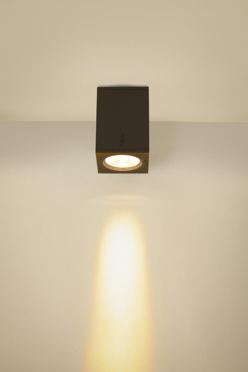 ENOLA M CL SQ 10W 3000/4000K 230V LED IP65 anthrazit