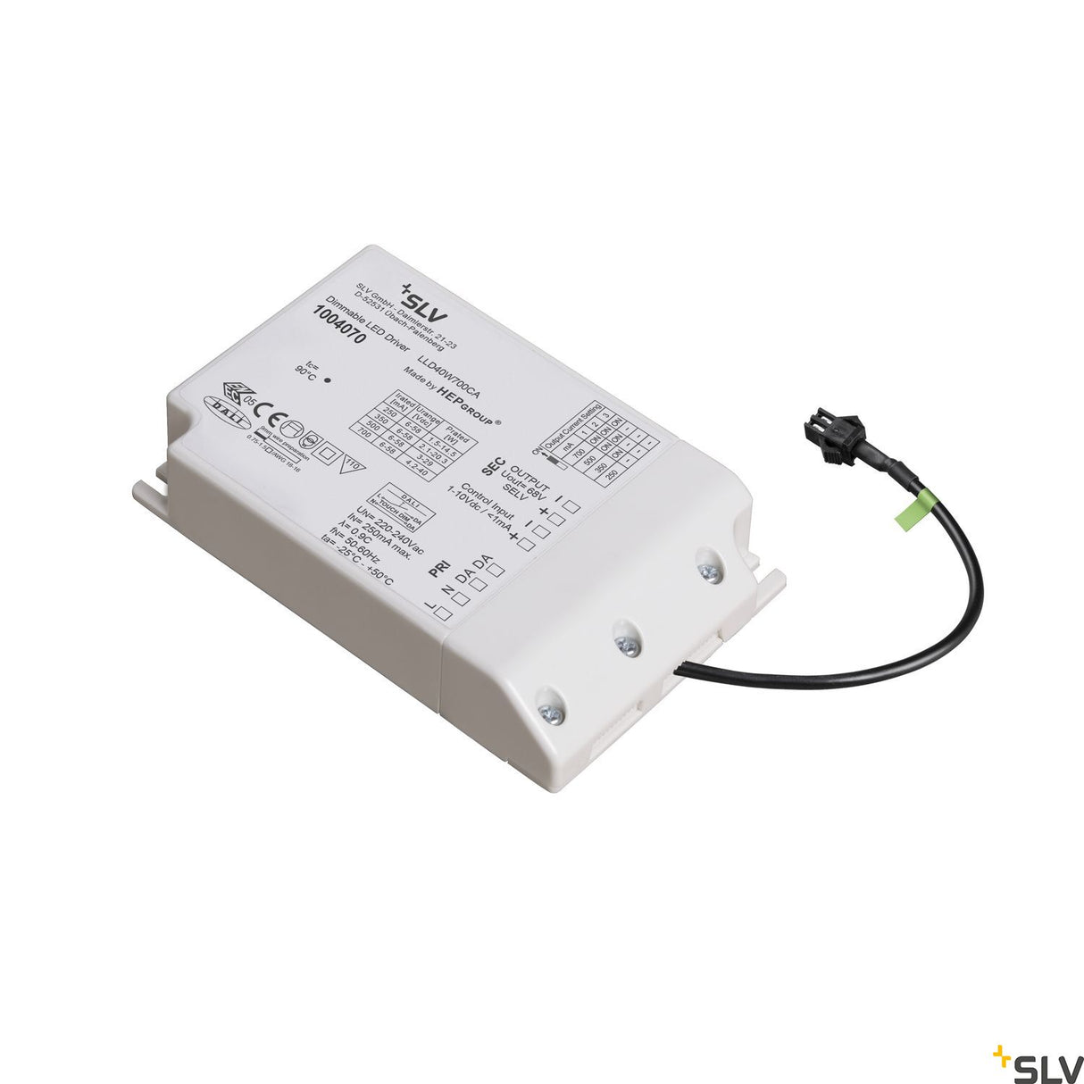 LED Treiber 15W-40,6W 250/350/500/700mA DALI