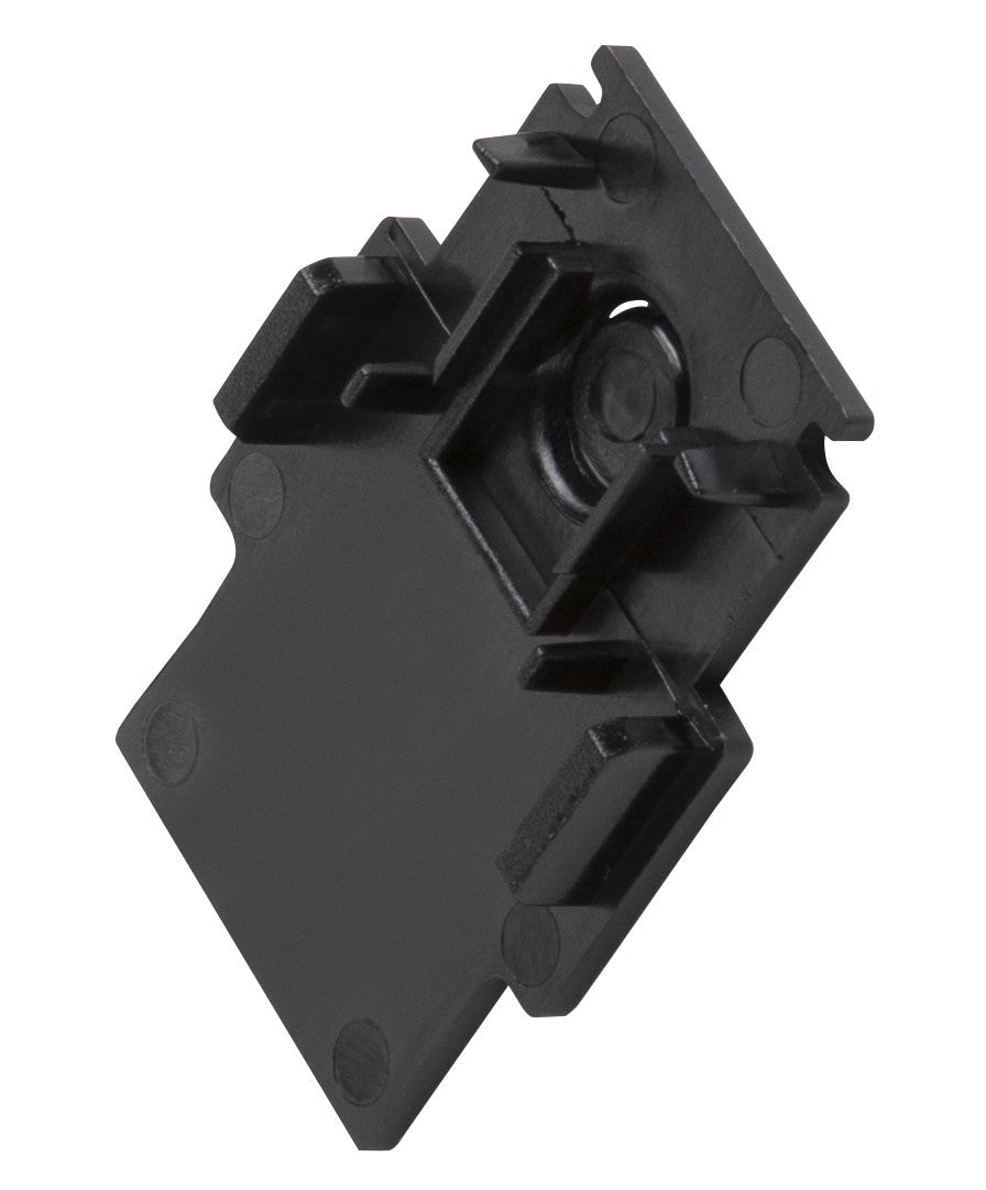 Endkappe für Einbauschiene, 48V TRACK, schwarz