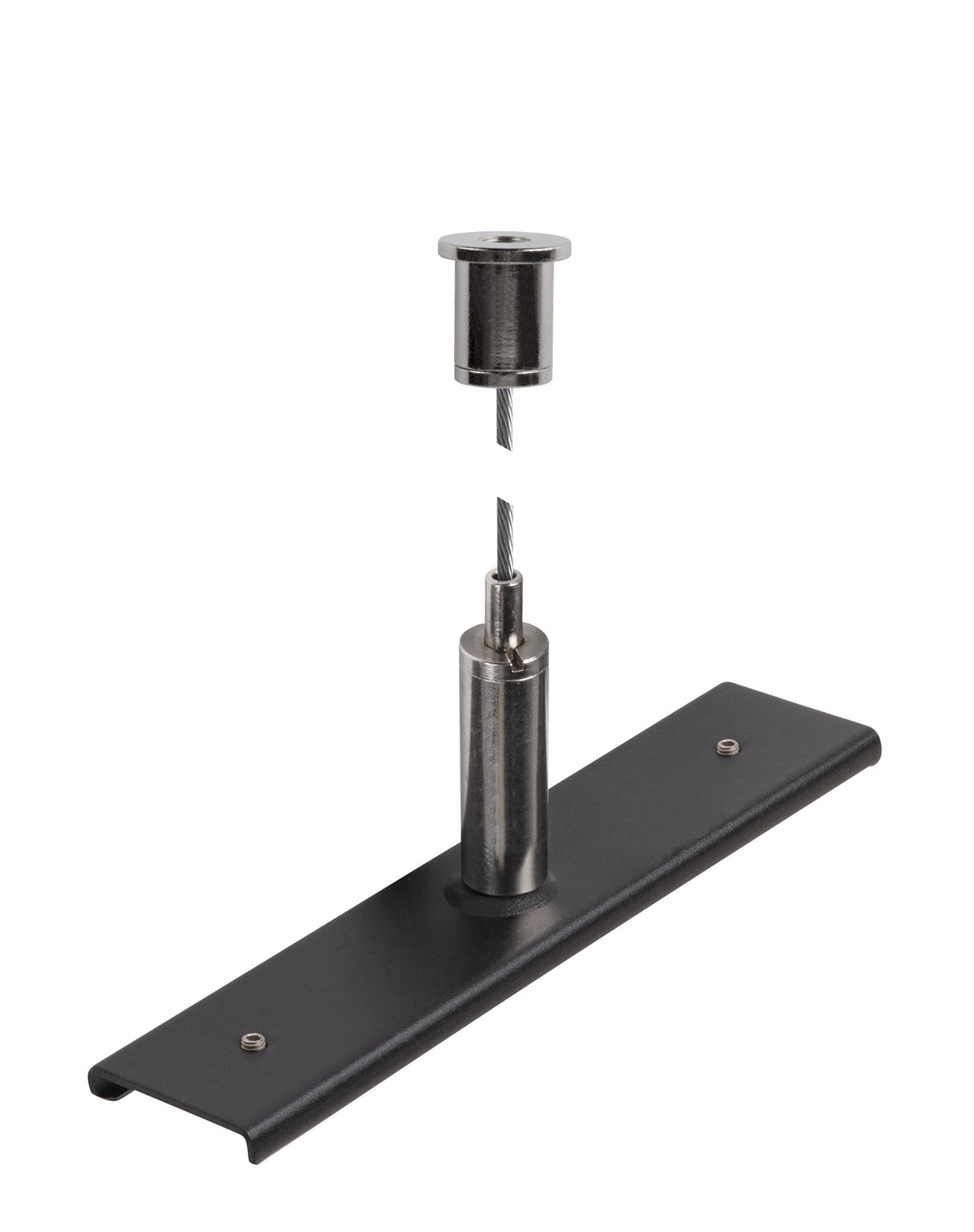 Schienenverstärkungsplatte 48V TRACK 3m Drahtseil sw