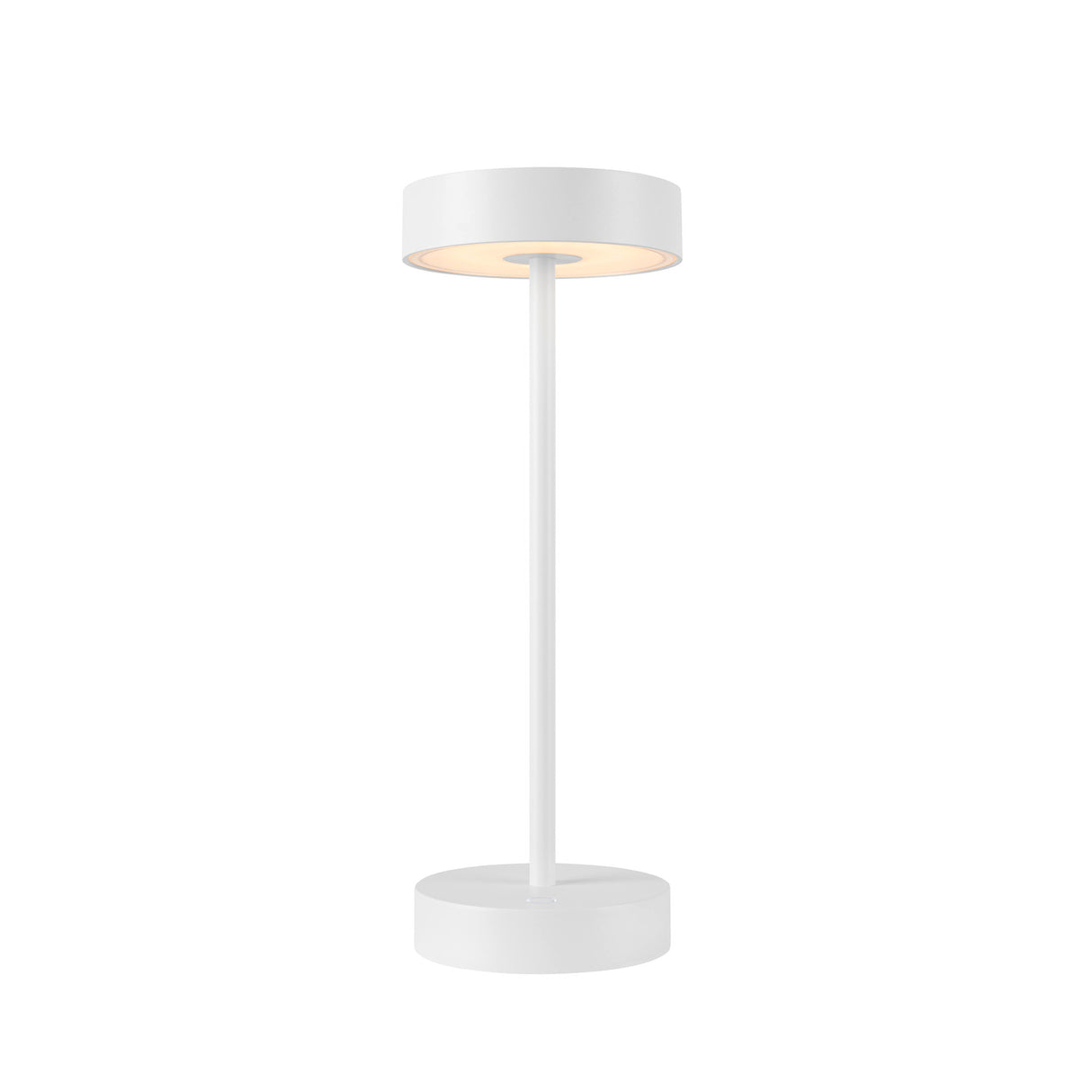 VINOLINA Tischleuchte, Akku, IP54, 2700/3000K, TOUCH, weiss