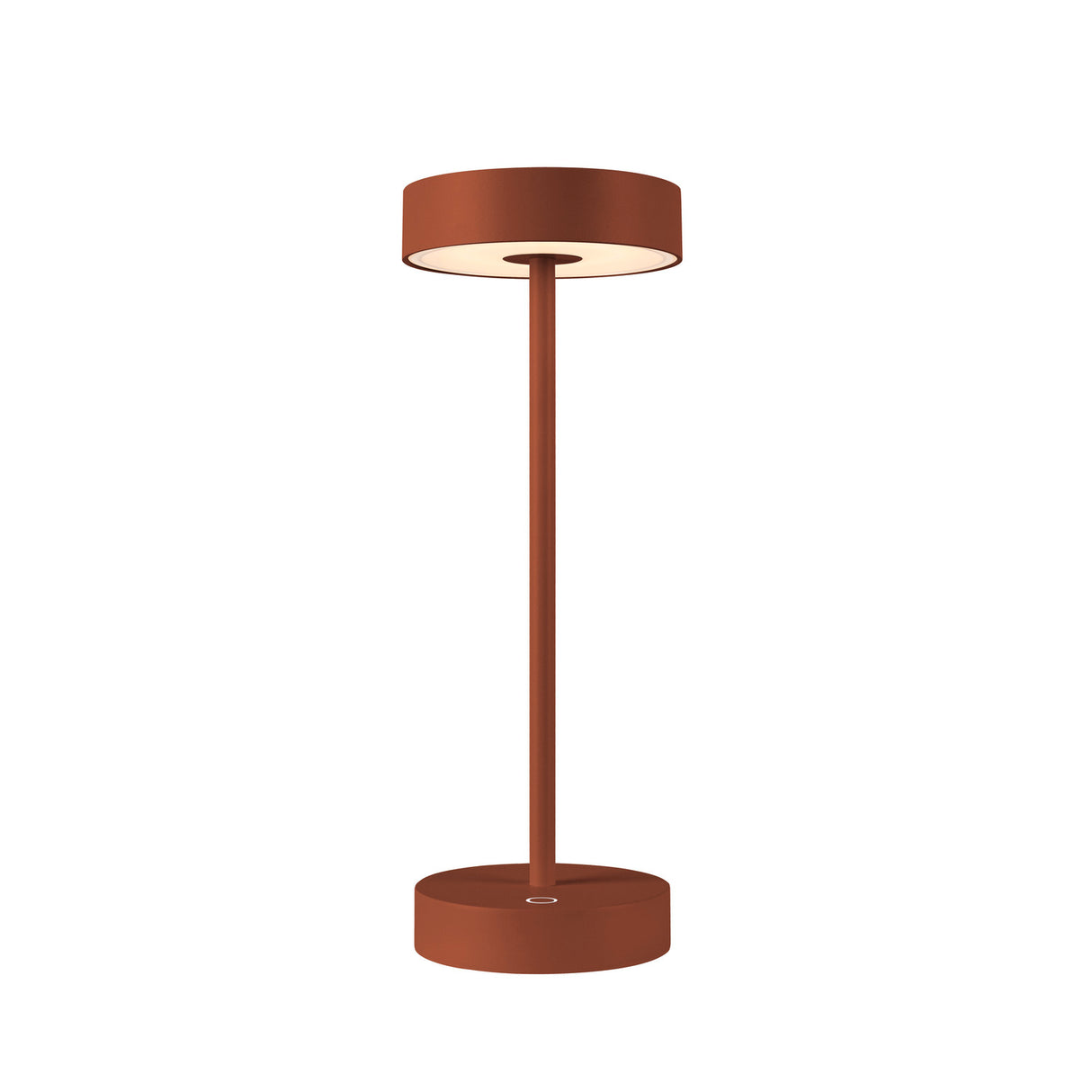 VINOLINA Tischleuchte, Akku, IP54, 2700/3000K, TOUCH, rost