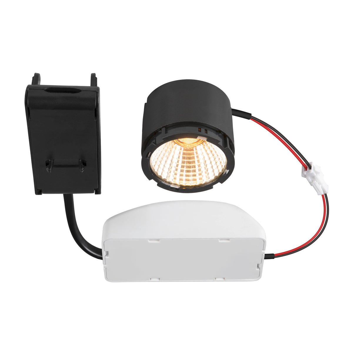 NEW TRIA, LED-Modul, rund, 1800-3000K, 38°, PHASE, schwarz