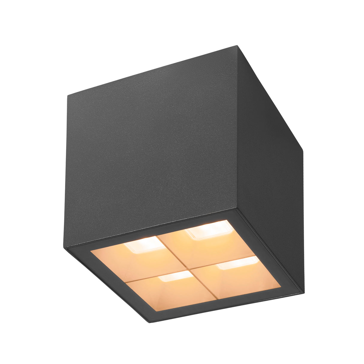 S-CUBE, 2700/3000K, 15W, PHASE, 80°, anthrazit