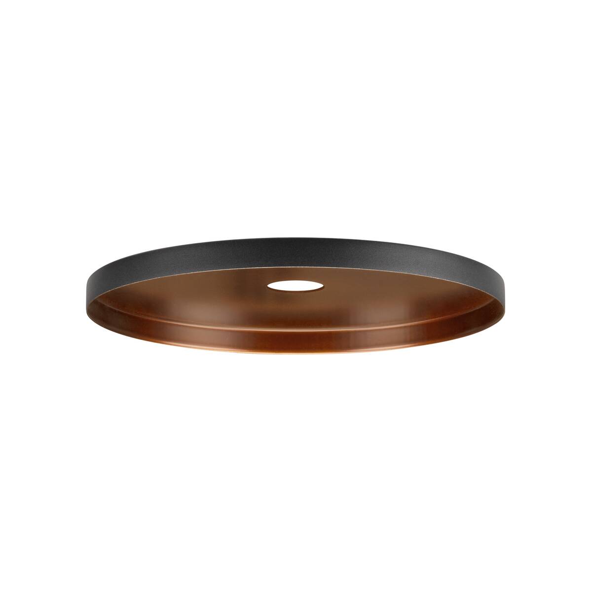 LALU PLATE 22, Mix&Match, H:1.5 cm, schwarz/bronze