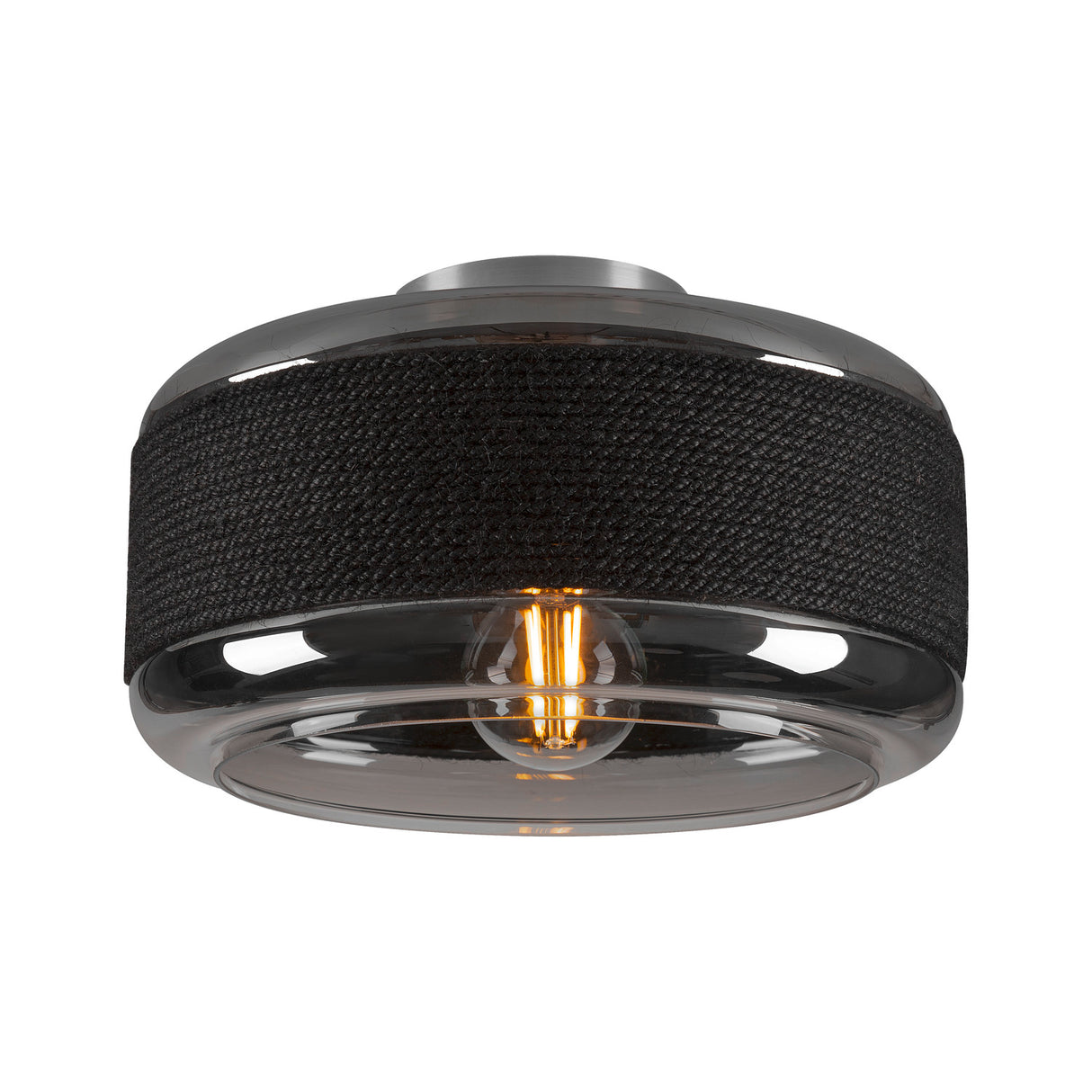 PANTILO ROPE 27, zylindrisch, 1x max. 15W E27, silber