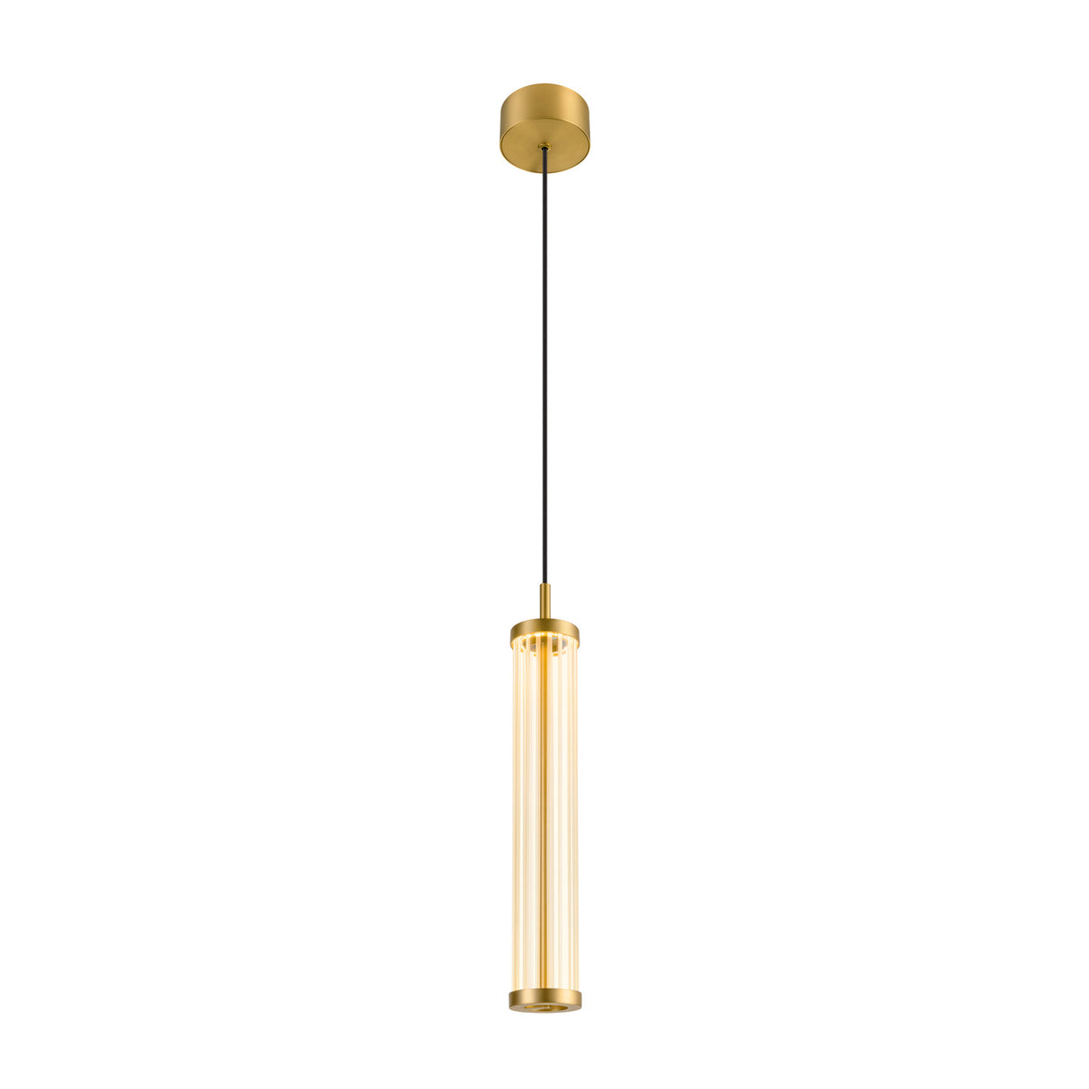 QUIMERA Pendelleuchte 2700/3000K PHASE gebürstet messing