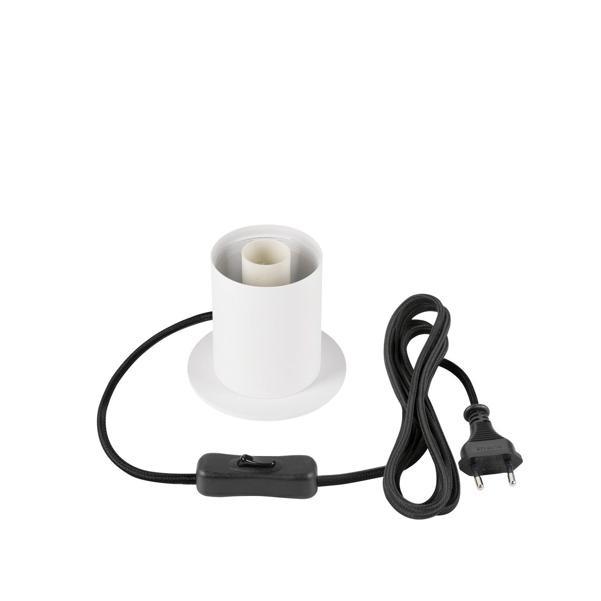 VARYT Tischleuchte rund 1x max. 6W E14 weiß