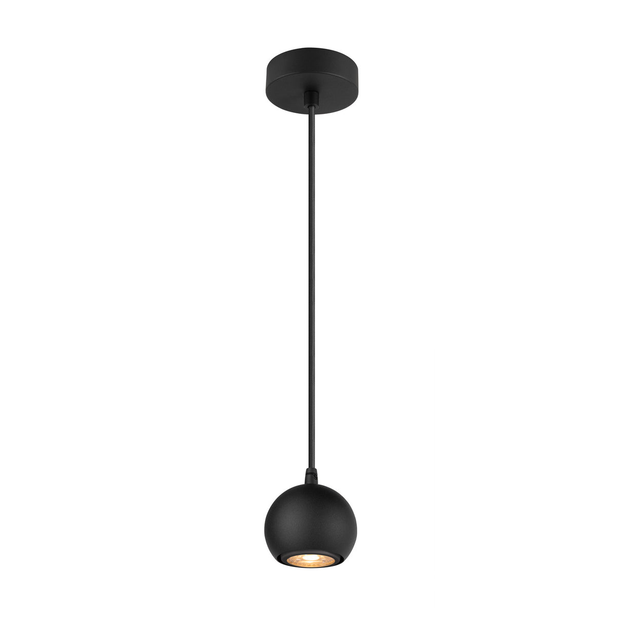 LIGHT EYE90 Pendelleuchte GU10 1x max. 6W matt schwarz