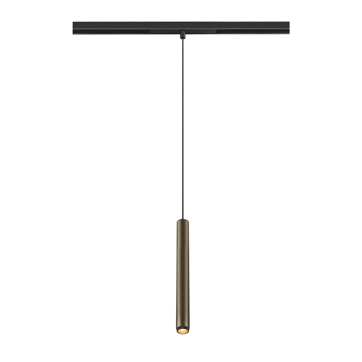 GRIP! S 48V Pendelleuchte 3000 K 29° DALI bronze / schwarz