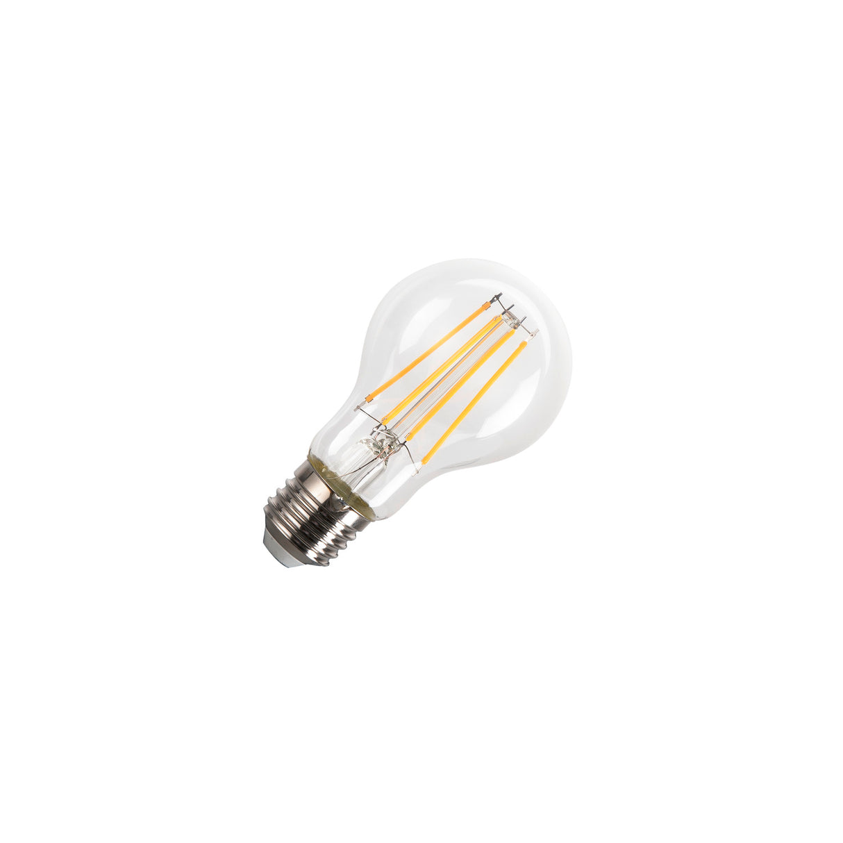 LED A60 clear E27 8W 2700K