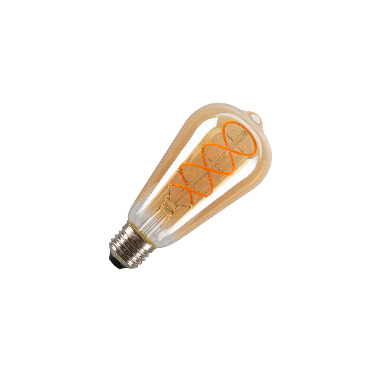 LED ST64 gold E27 4W 1800K