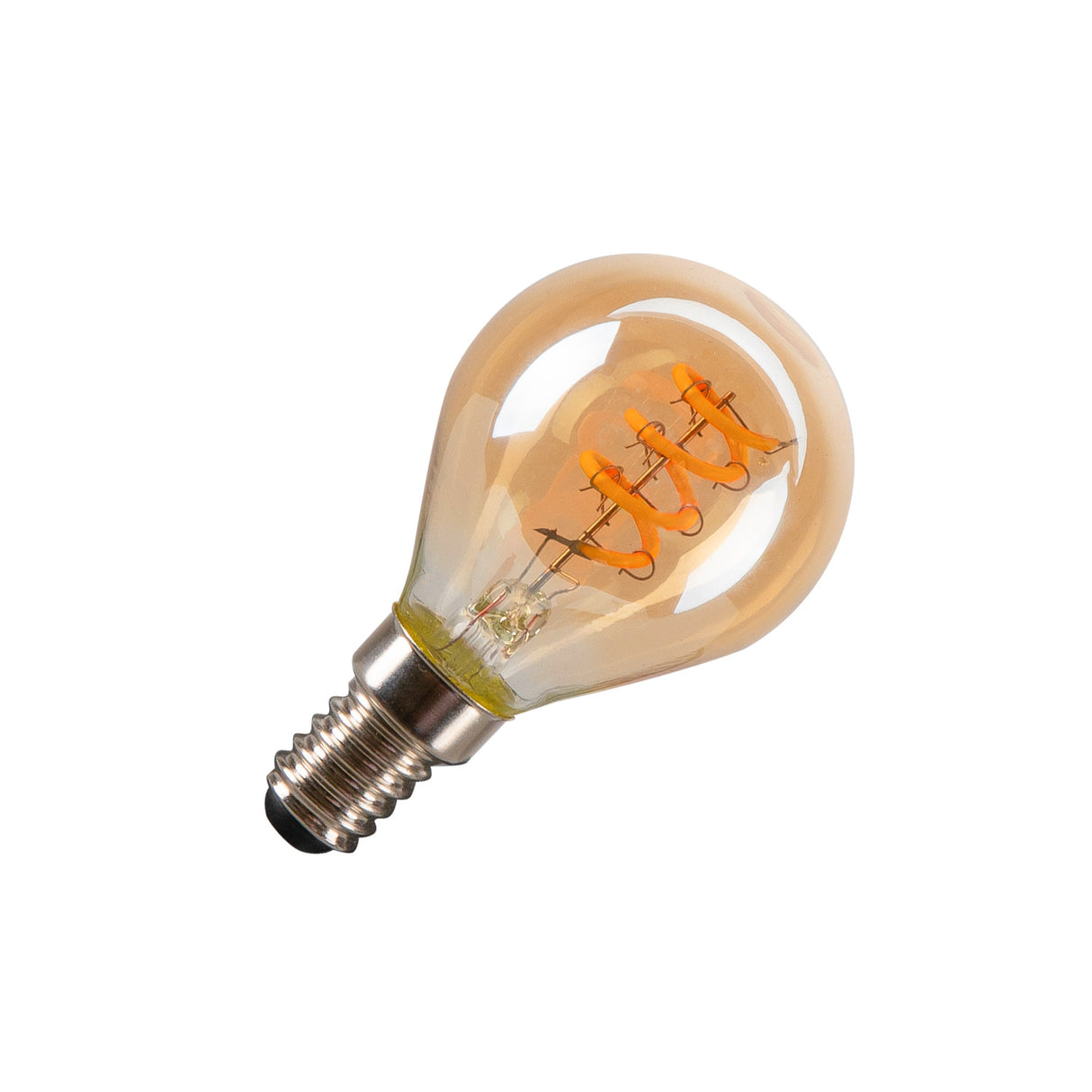 LED G45 gold E14 PHASE 2W 2200K