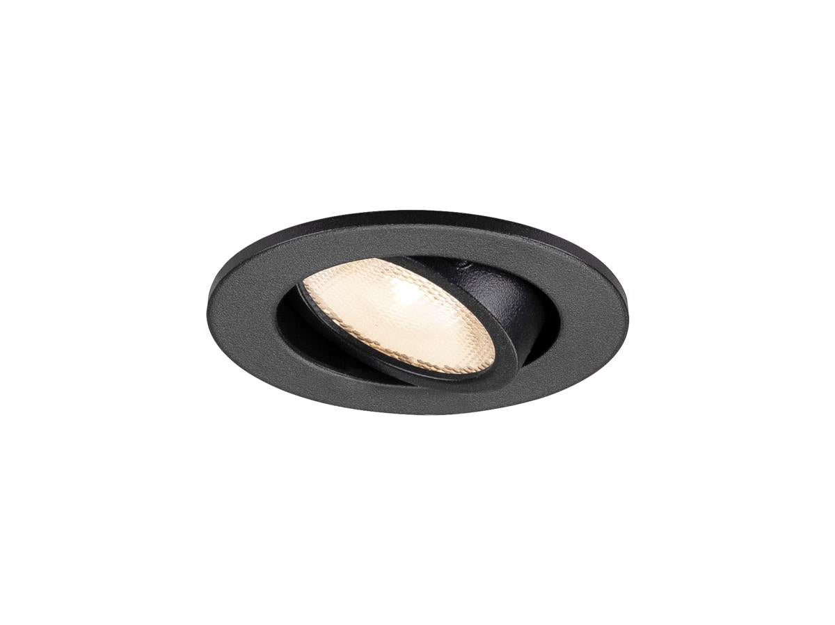 NEW TRIA® 45, DL, rund, Deckeneinbauleuchte, 2700K 24°, sw