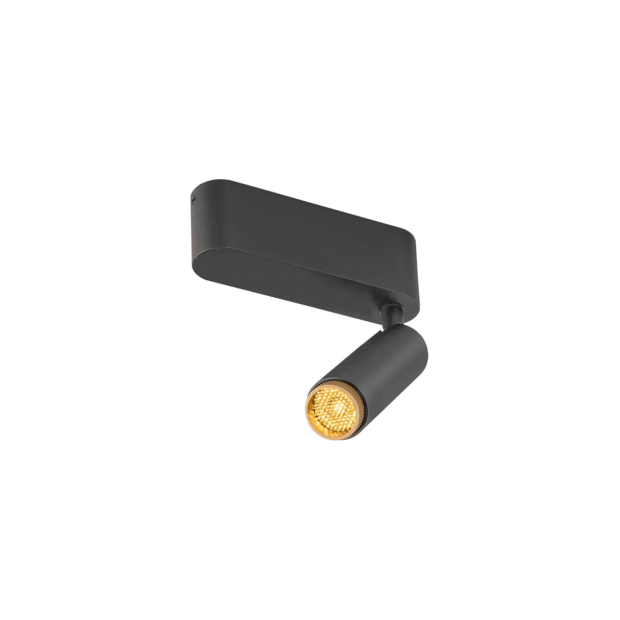 GRIP! S, Deckenaufbaul. single PHASE 3000K, 11W, 29° sw/gold